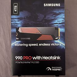 Samsung 990 Pro With Heatsink 4TB
