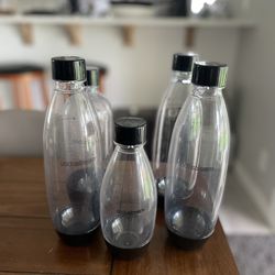 5 Soda Stream Bottles 