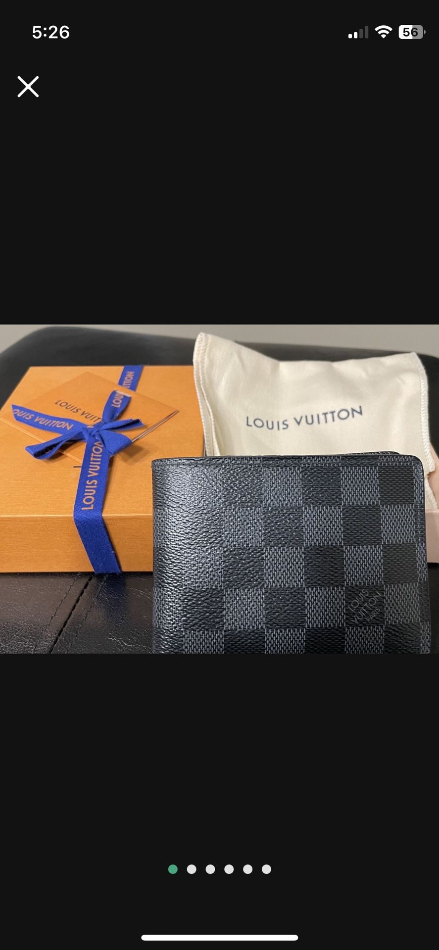 Louis Vuitton Black Multiple Damier Graphite Canvas Wallet