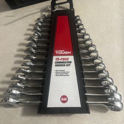 15-PIECE COMBINATION WRENCH SET