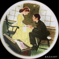 Norman Rockwell 1979 Limited Edition "The Secret" Plate  Dave Grossman Huck Finn