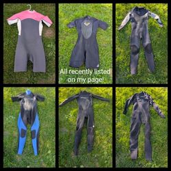 ⭐ Wetsuits Listed On My Page!
