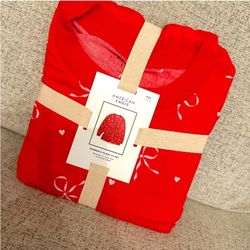 american eagle christmas pj set
