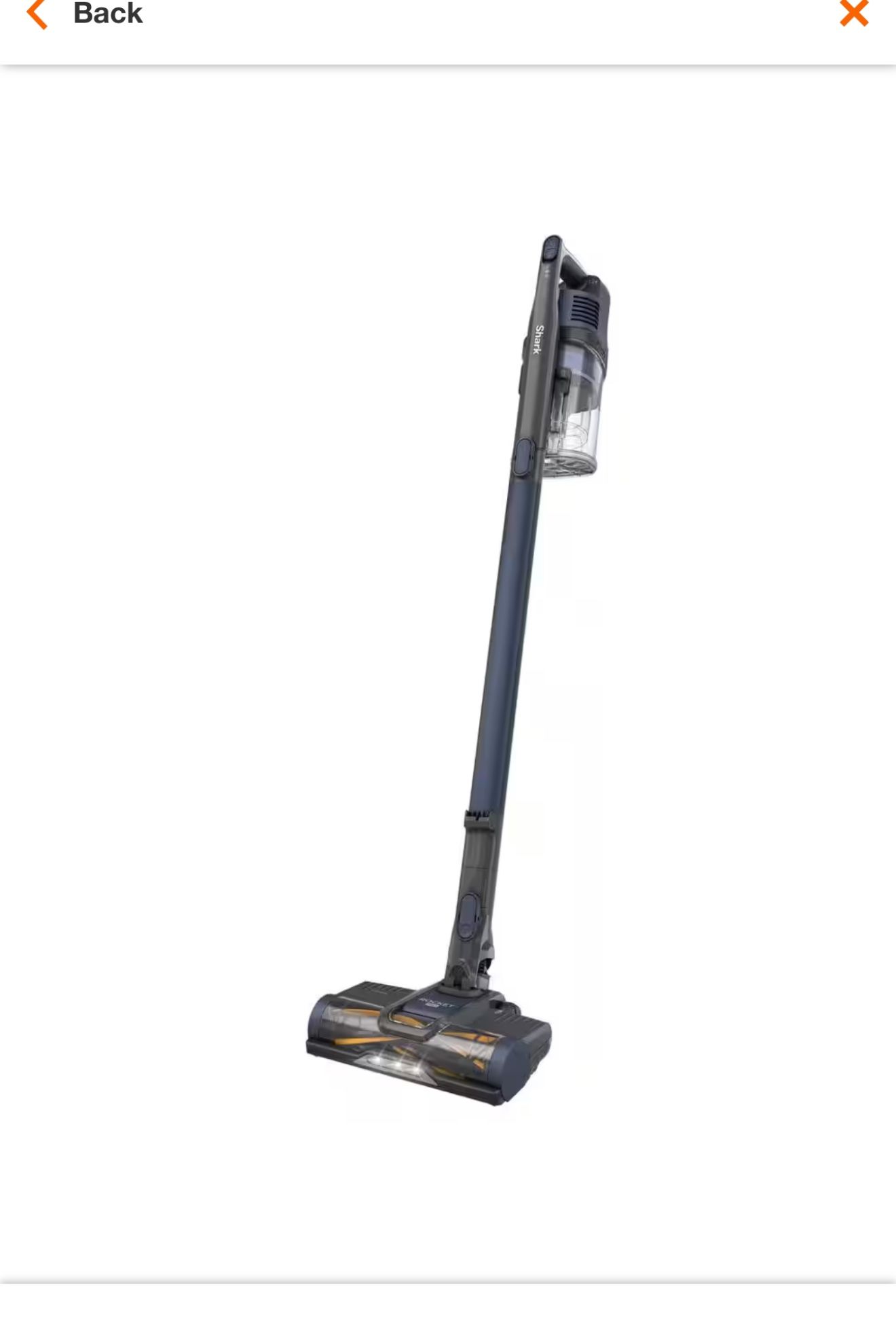 Pet Pro Bagless Cordless Washable Filter Stick Vacuum for Multisurface, Carpet & Hardwood/Wood Laminate Surfaces in Blue