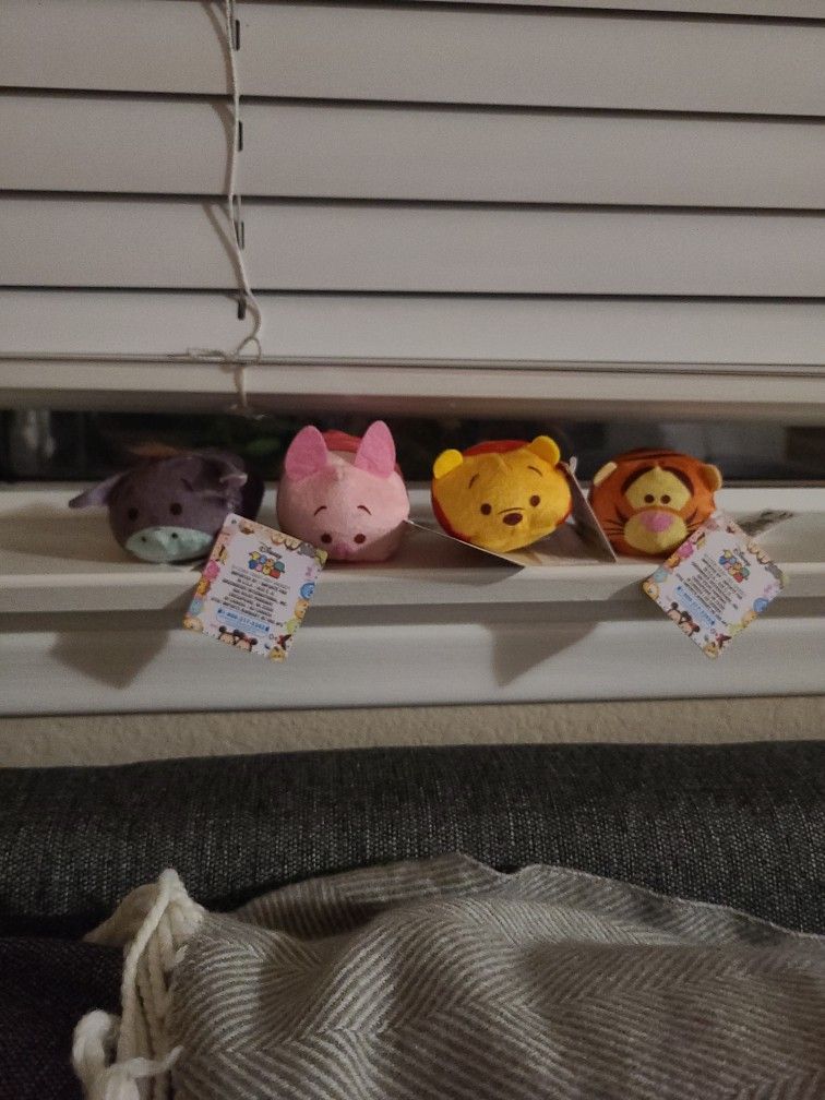 Tsum Tsum Pooh, Tiger, Eeyore, Piglet