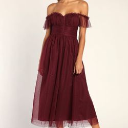 Lulu’s Off The Shoulder Dress