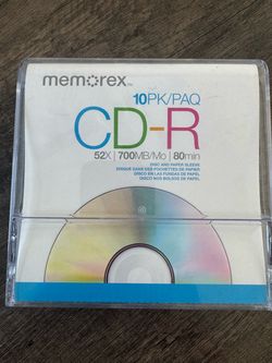 Memorex CD-R 10-Pack 700MB 52X 80min