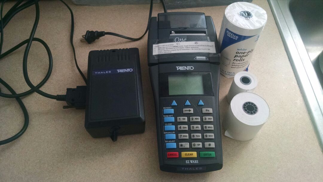 Thales Talento-T One credit card machine