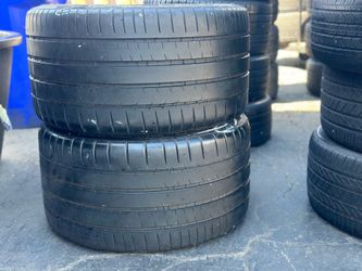 PAIR OF TIRE 295 30 19 MICHELIN 85% LIFE