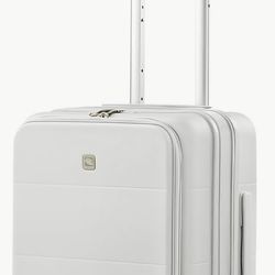 Hanke Hardside Expandable Carry On Luggage, 20 Inch, Smoke White