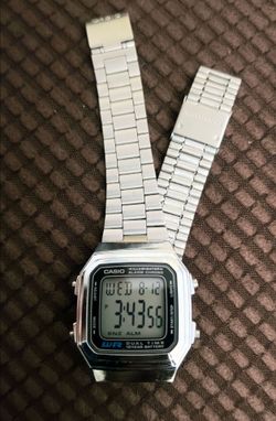 Casio Illuminator Digital Watch Silver