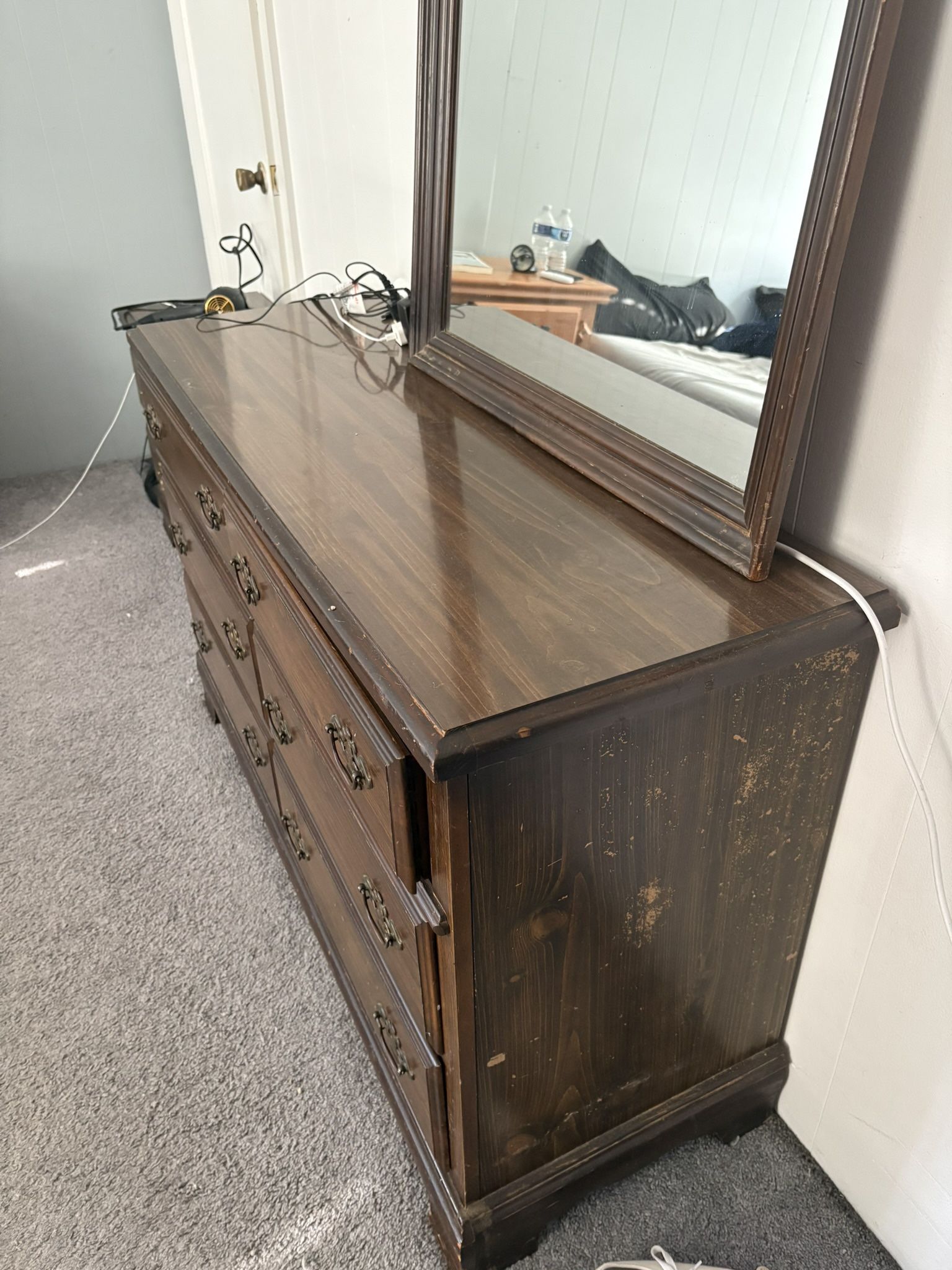 Real Wood Bedroom Dresser Set