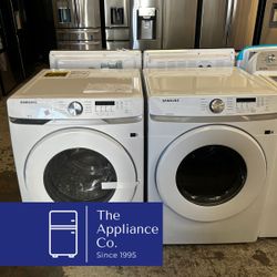 Samsung Front Load Washer and Electric Dryer