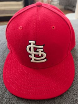 Pre-owned New Era ST LOUIS CARDINALS 59Fifty 5950 Red Fitted Hat Cap, Size 7 5/8