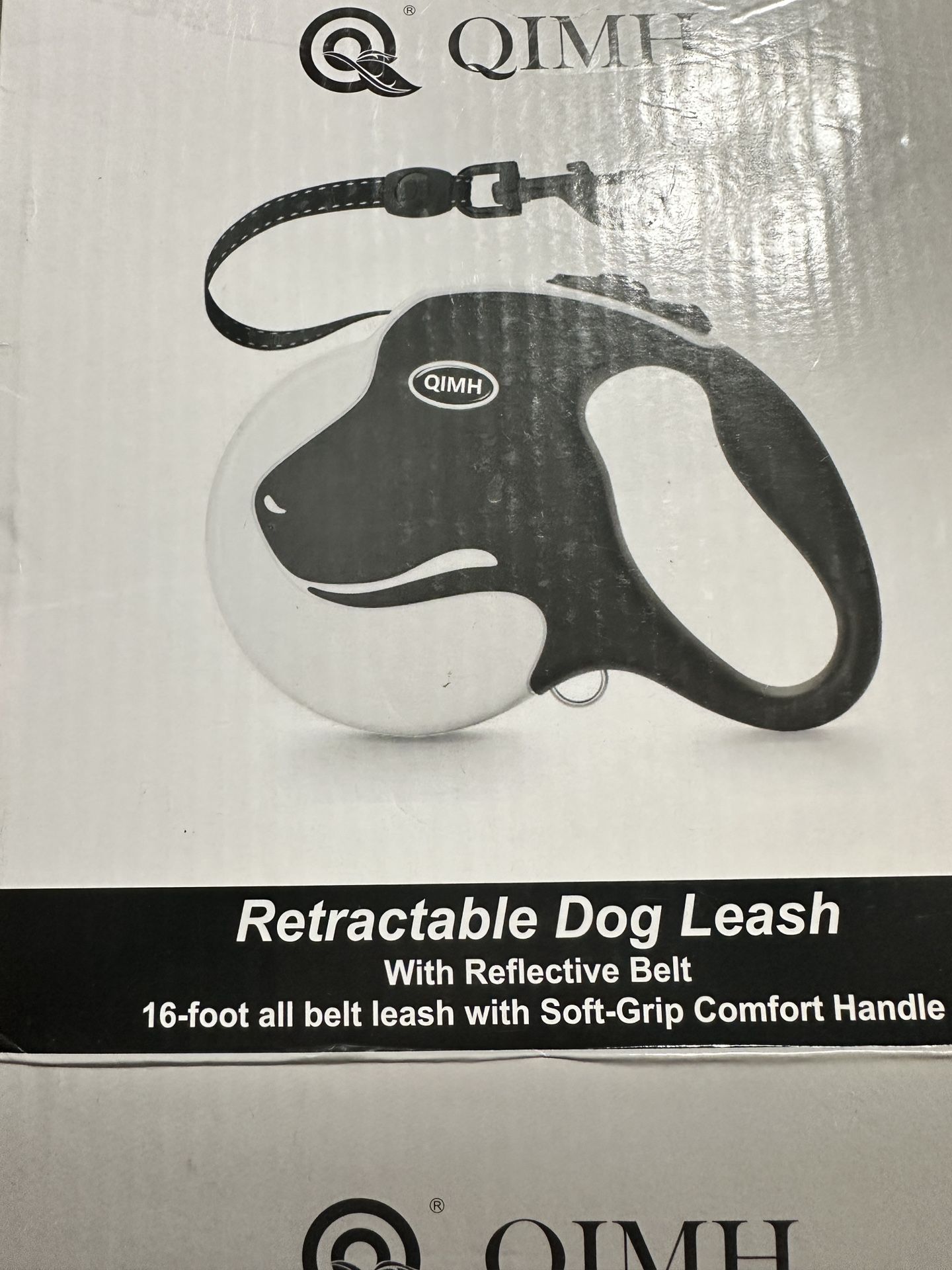 Brand new retractable dog leash with reflective belt 16foot all belt leash with soft grip comfort handle!