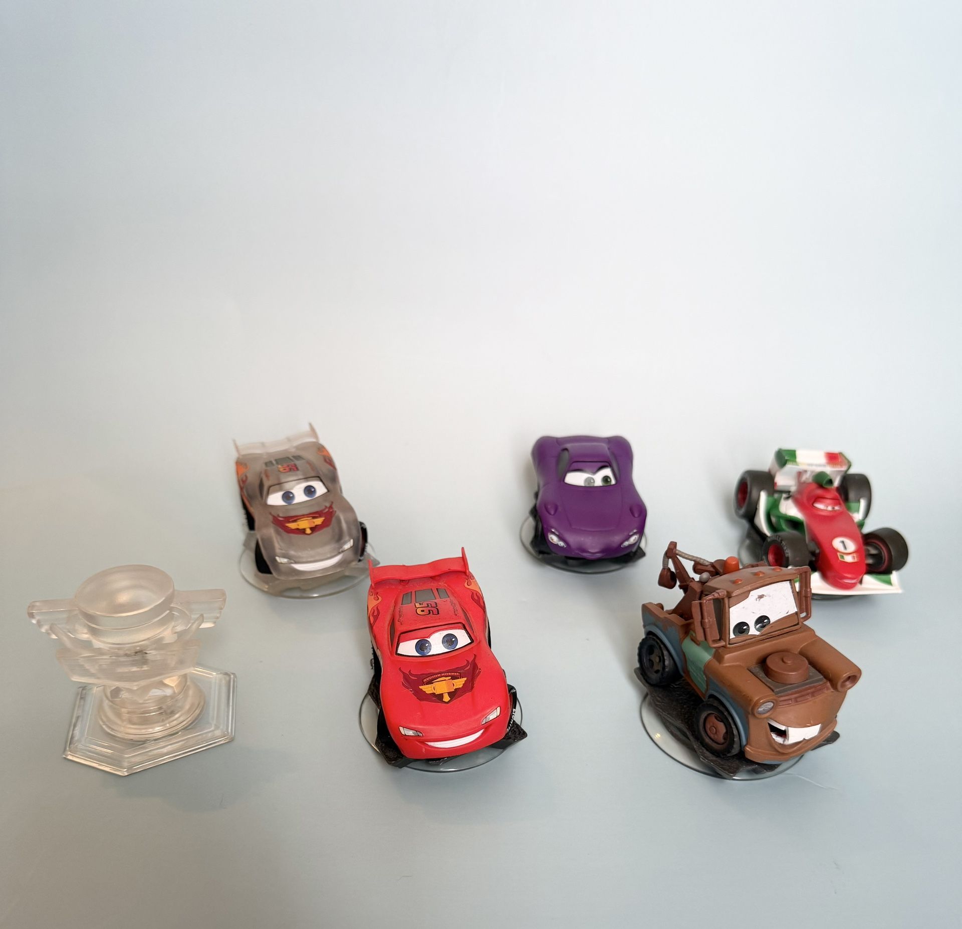 Disney Infinity 3.0 CARS figures Lot of 6 Lightning McQueen Crystal.
