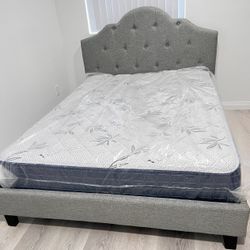 Cama Queen Size Nueva En Caja Incluye Colchón