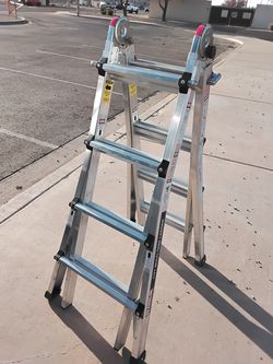FRANKLIN 17 FOOT MULTI TASK LADDER IN EXCELLENT CONDITION (USED, LIKE NEW CONDITION) $75
