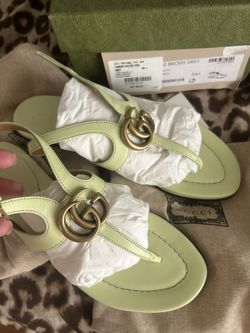 Gucci Green Sandals 6.5