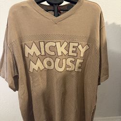 Disney Mickey Mouse Brown T-Shirt XL