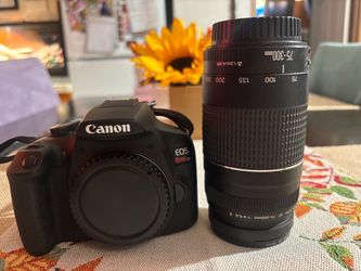 Canon EOS Rebel T7 + 75-300mm Lens