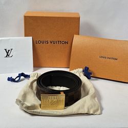 Louis Vuitton Damier Reversable Belt #11346