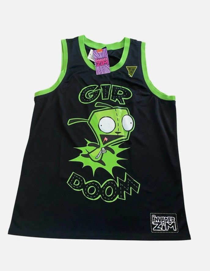 Invader Zim Gir Doom Basketball Jersey