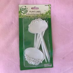 Garden Ease White Plant Labels - Brand New, Unopened Package
