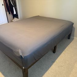 Queen mattress and platform bed
