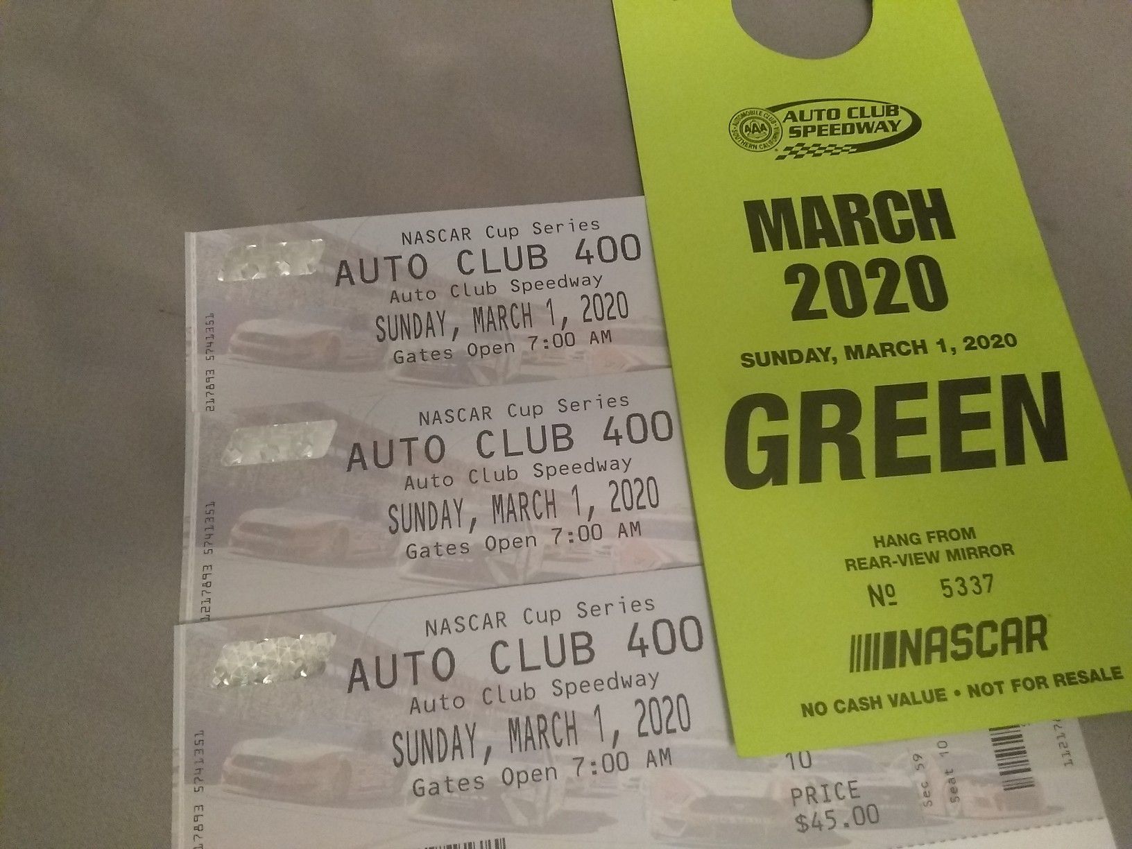 NASCAR TICKETS