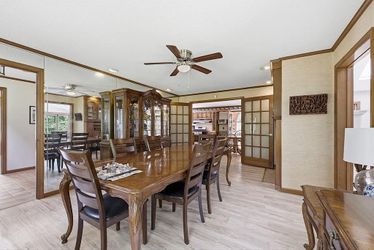 Dining Room Table Solid Oak 3 piece set with chairs