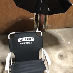 Sand Chair With Umbrella From Smirnoff Seltzer Beer Company 