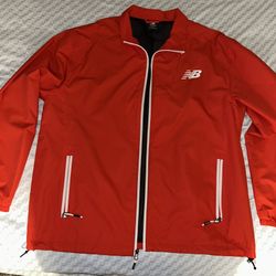 New Balance Hooded Training Jacket (Red) 