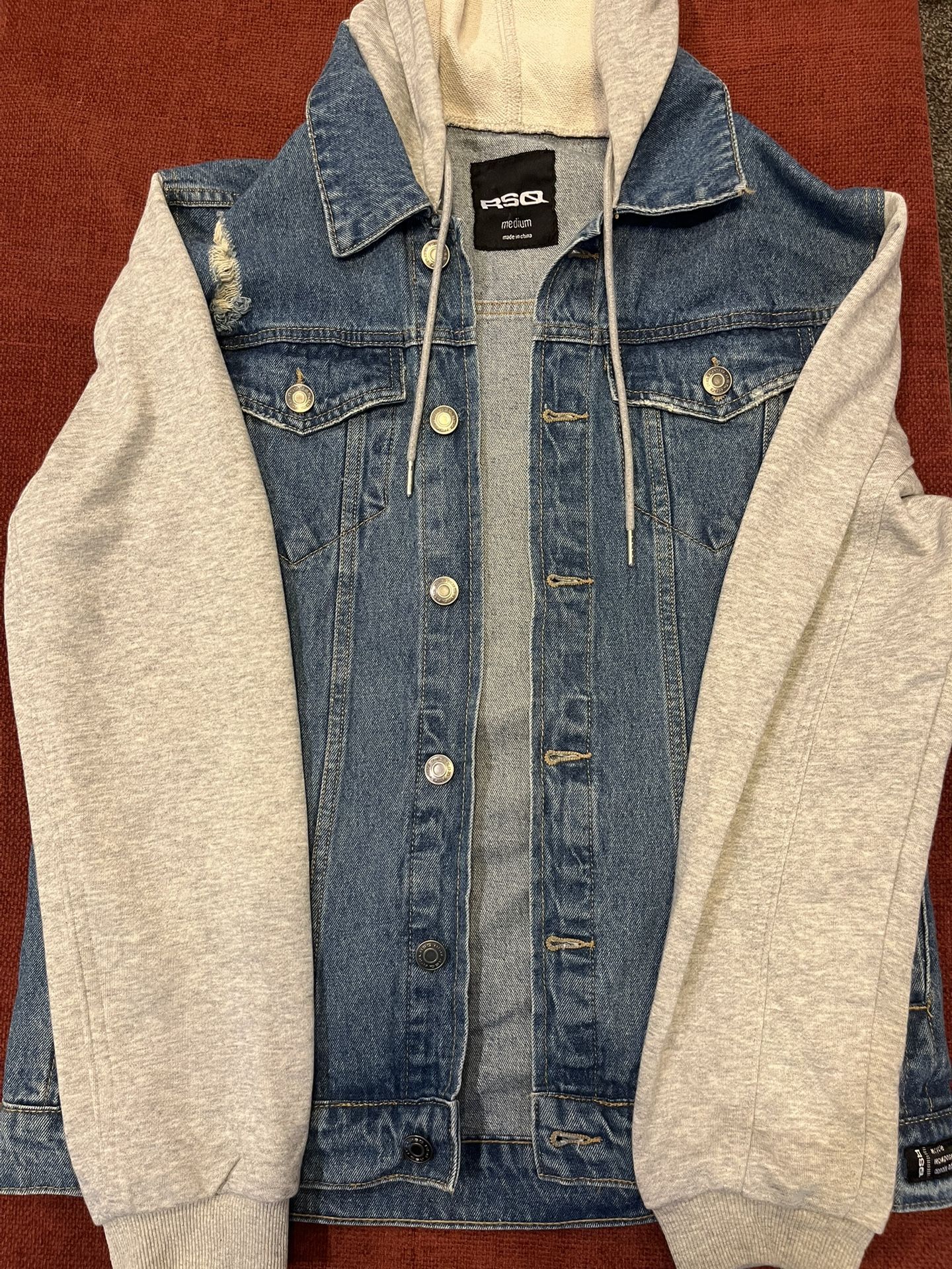 RSQ Denim Jacket With Hood