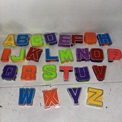 Lot Of 26 Vtg Alpha-Bots Alphabet Transforming Letters Alphabots