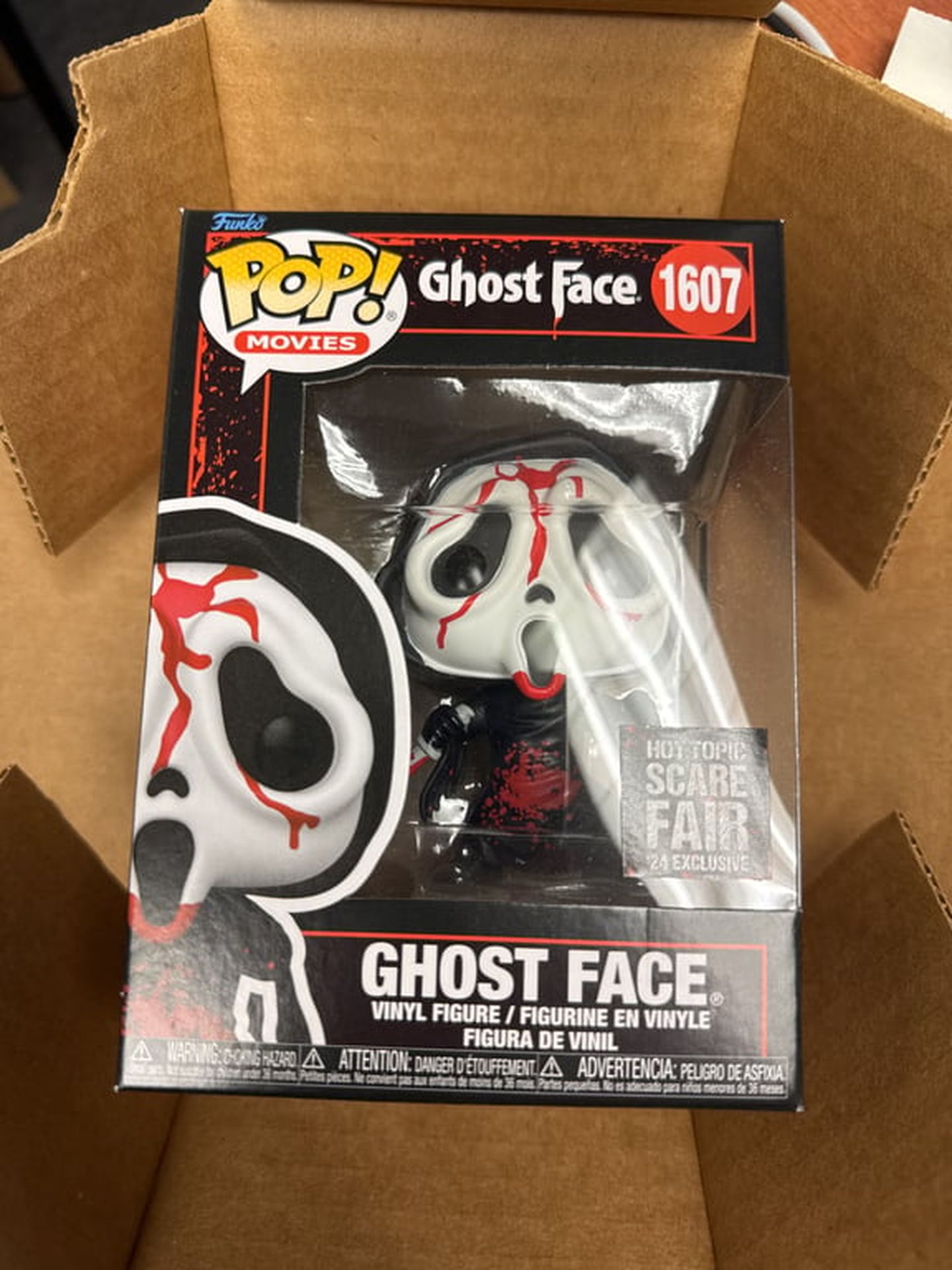 Funko Pop! Movies Scream Ghost Face #1607 with Pop Protector In-Stock Now