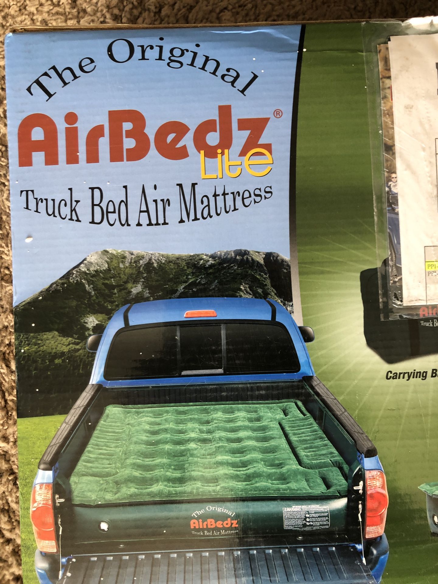 Air Bedz - Truck Bed air mattress w free wheel well inserts