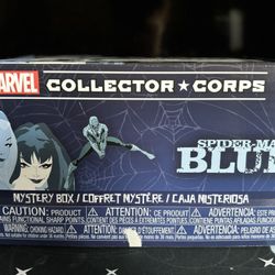 Marvel Collector Corps Spider Man Blue Box