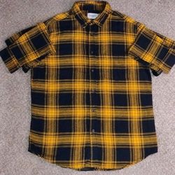 Goodfellow & Co Men's Shirts Yellow & Black Size: L