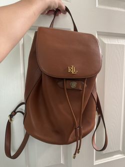 Ralph Lauren Leather Backpack