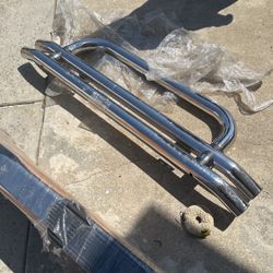 Chrome Front Bumper And Side Steps