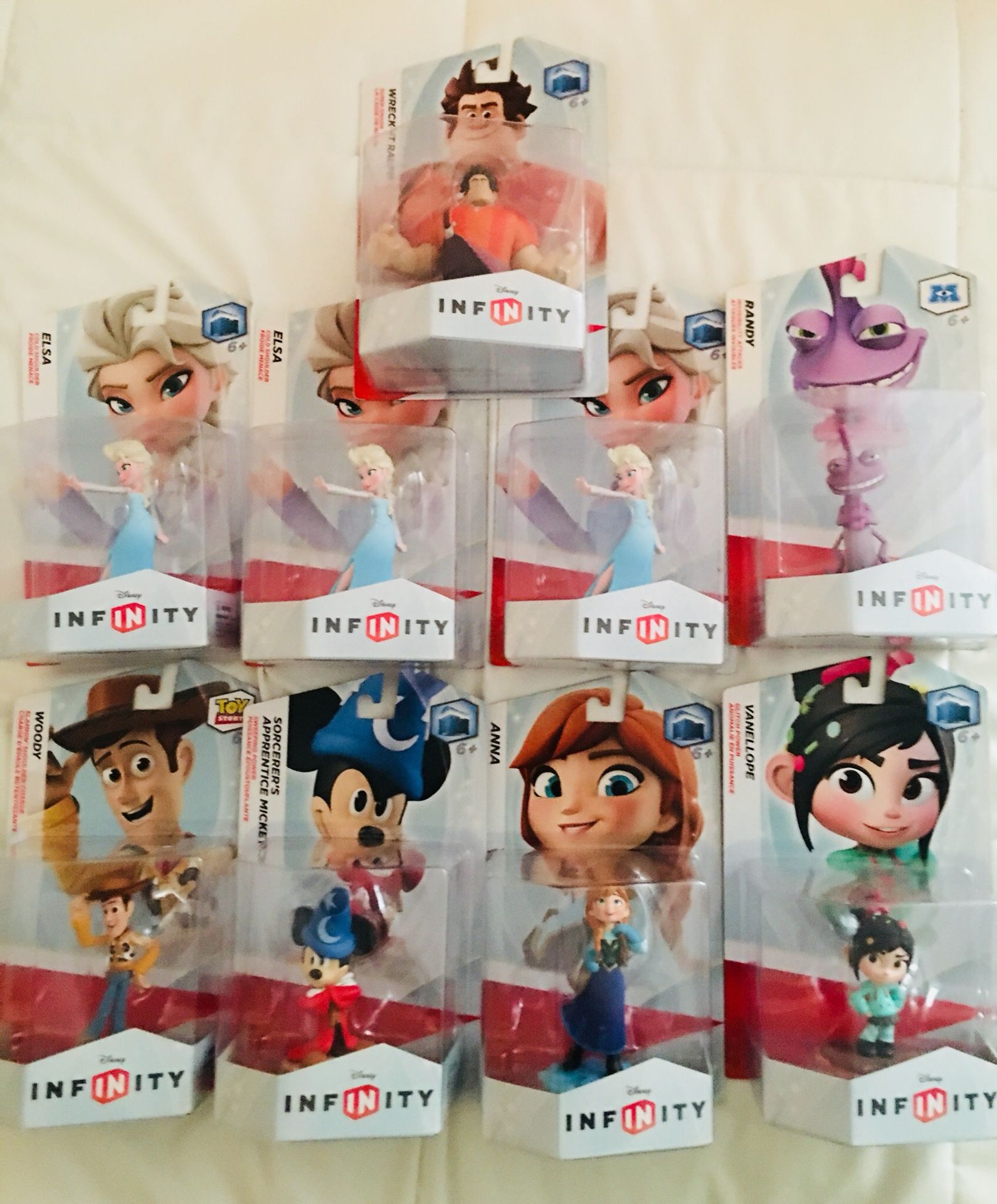 Lot of 9 Disney Infinity Figures Brand New
