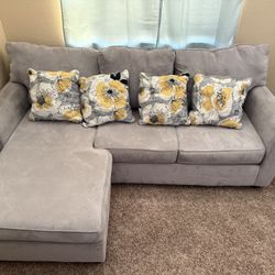 Gray Sofa Chaise