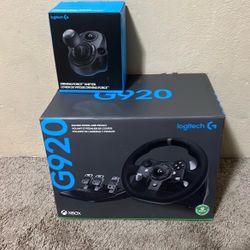 Logitech G920 Racing Wheel with Driving Force Shifter