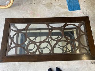 Coffee Table Wood & Glass
