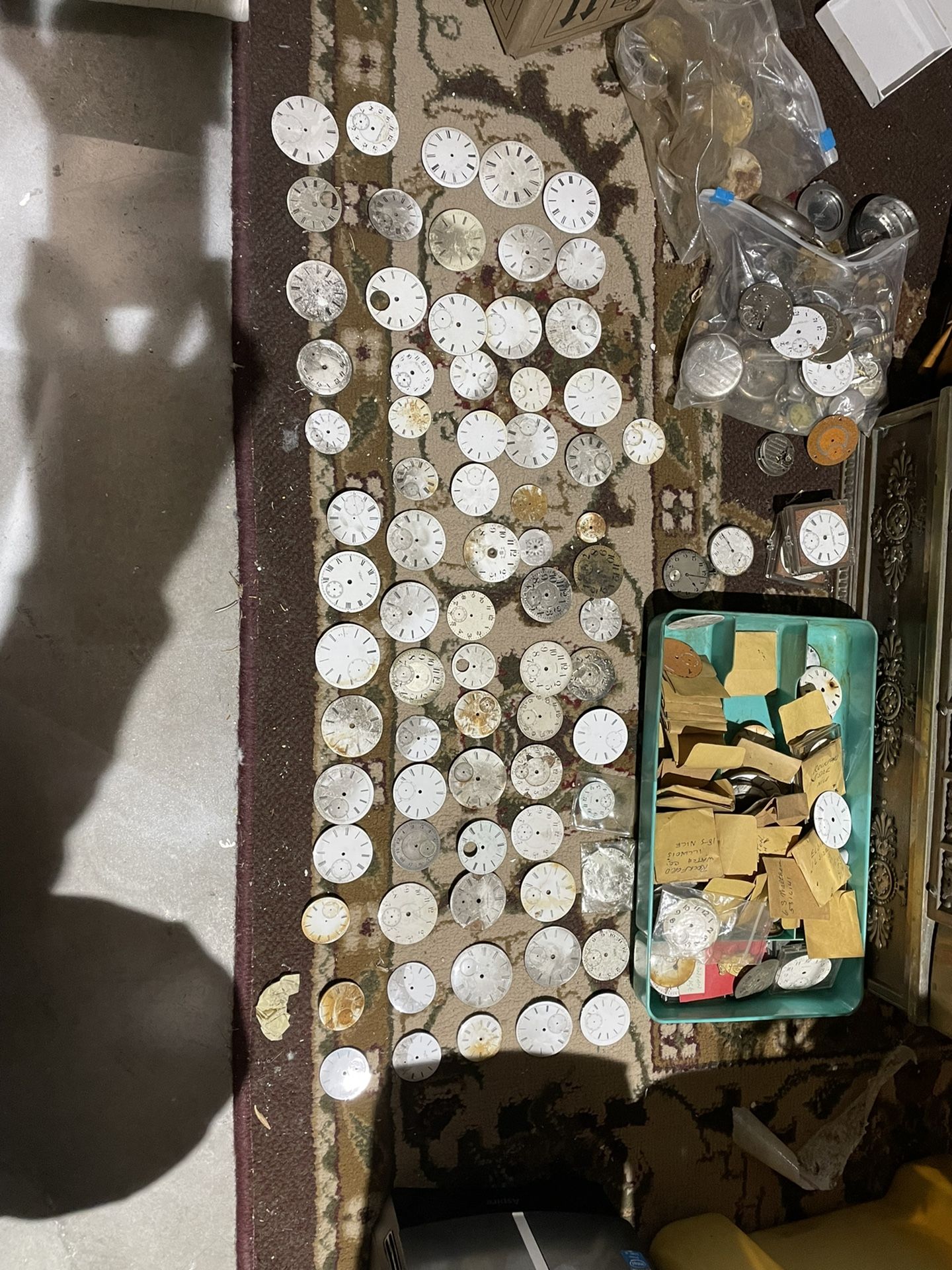 Lot Of Pocket Watches And Dials