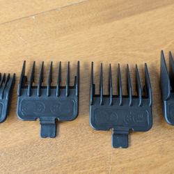 Set Of 4 Hair Clipper Guard Combs 