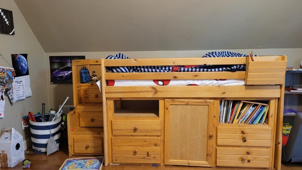 Twin Loft Style Fort Bed