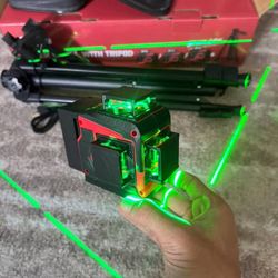 Professional Laser Level with Tripod 3x360