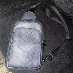 Dark Blue Coach Bag